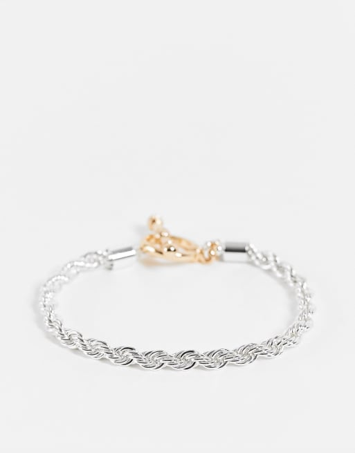 Chained and Able – Silverfärgat reparmband
