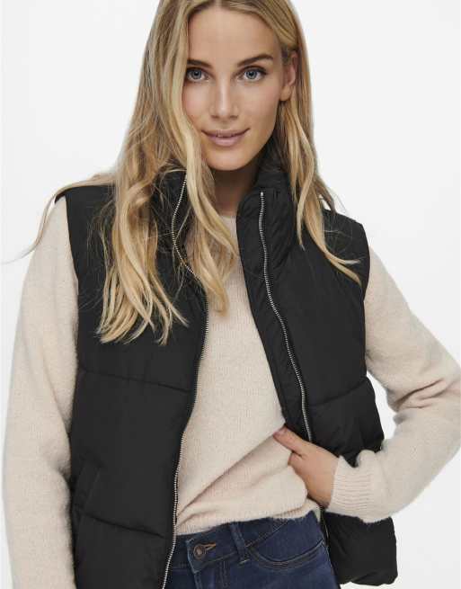Chaleco acolchado negro de JDY, 4 de 4