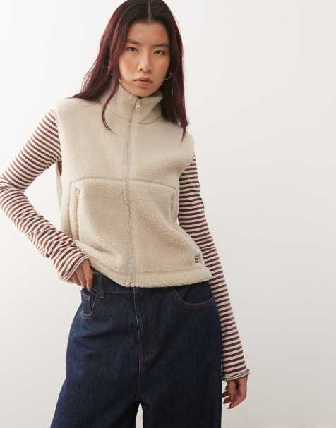 Chaleco beige de felpa rizada de Noisy May - view 1
