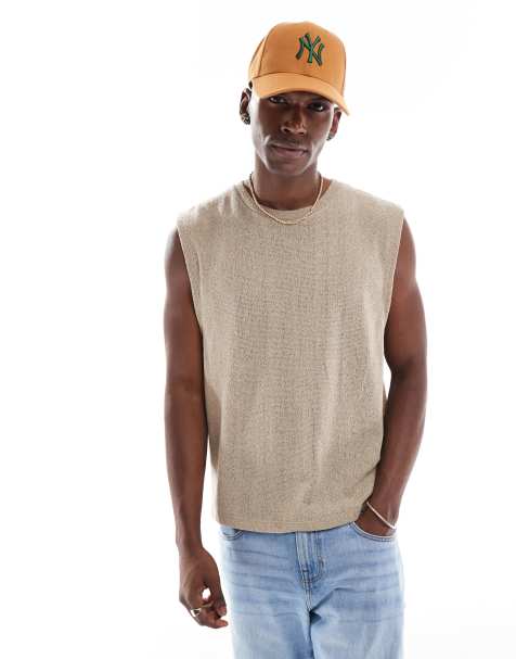 Chaleco beis de punto de Jack & Jones - view 1