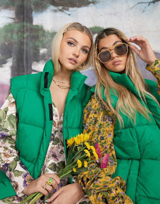 Chaleco de plumas verde de ASOS DESIGN, 3 de 4