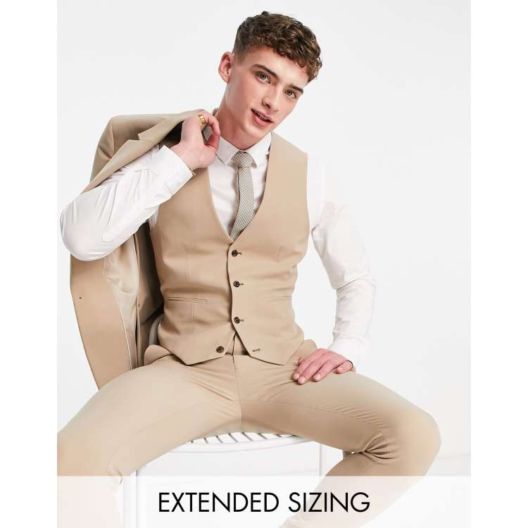 Traje online color camel