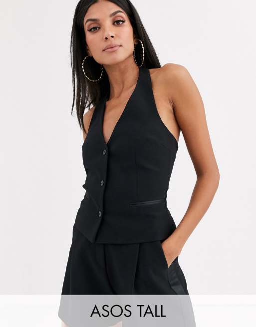 Esmoquin cruzado con cinturón de ASOS DESIGN Tall, 3 de 4