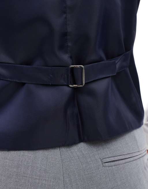 Chaleco entallado en gris de ASOS DESIGN, 4 de 5