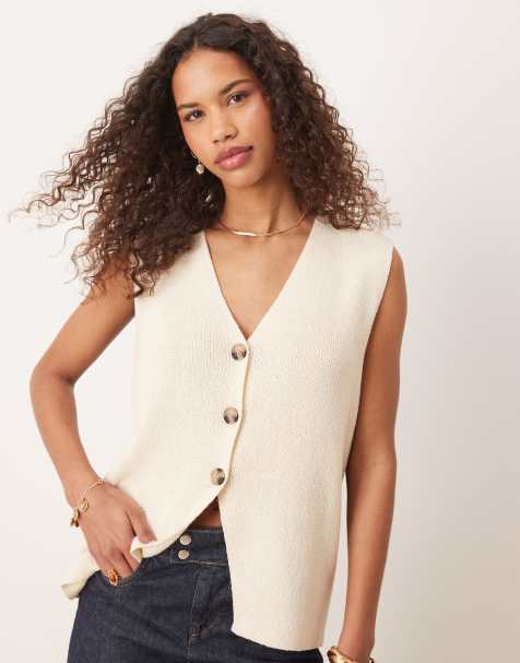 Chaleco holgado con diseño color block de ASOS DESIGN - view 1