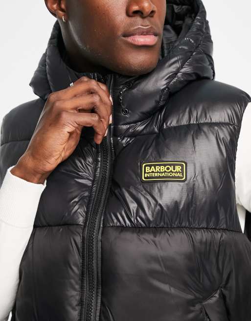 Chaleco negro acolchado Balfour de Barbour International , 4 de 4
