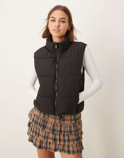 Chaleco negro acolchado de Pimkie