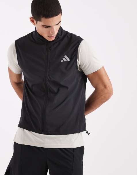 Chaleco negro básico para correr Adi365 de adidas performance - view 1
