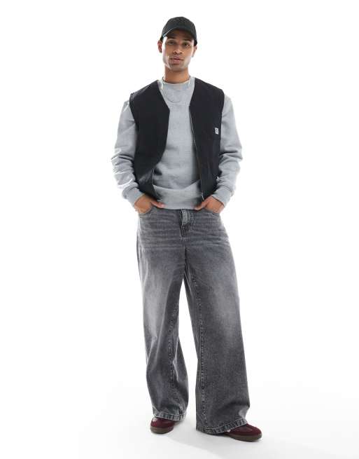 Chaleco negro con cremallera de Redefined Rebel, 3 de 4