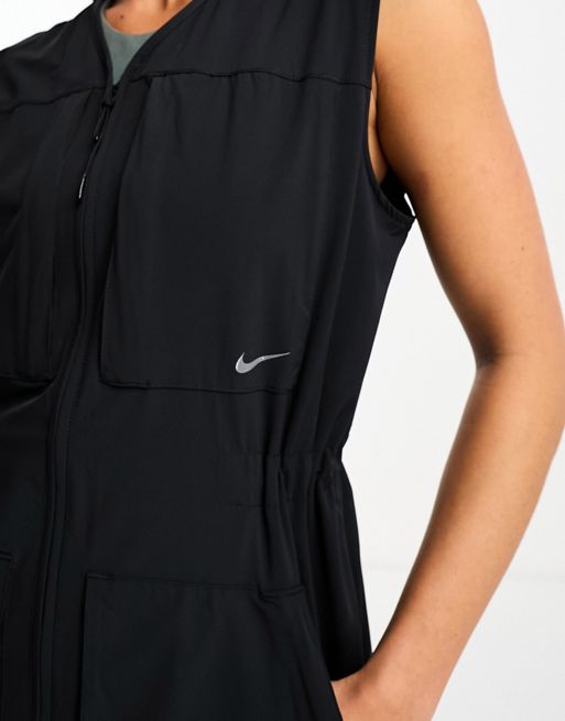 Chaleco negro sintético Therma-FIT de Nike Running, ASOS