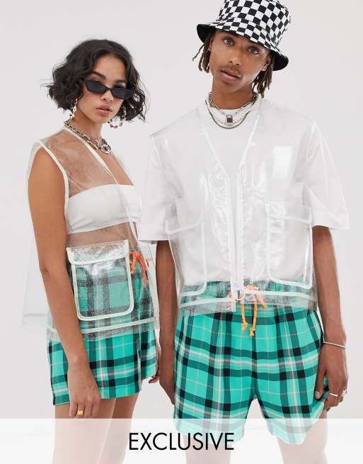 Chaleco transparente hot sale