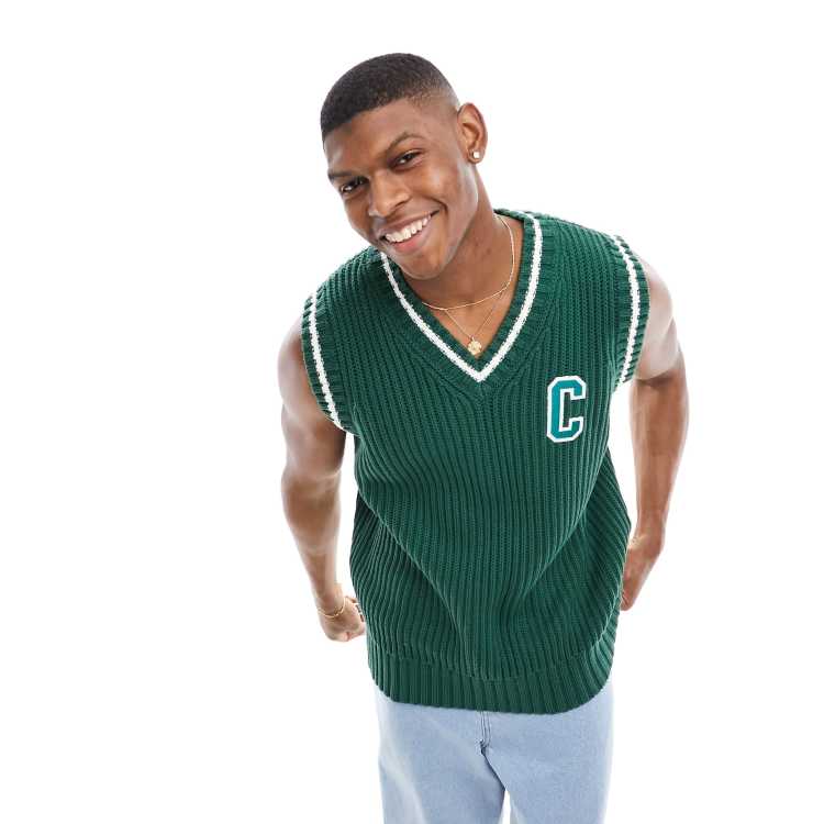 Champion sweater vest blanca sales