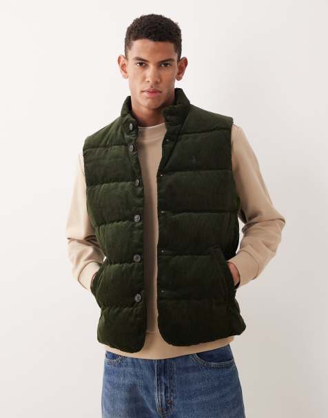 Chaleco verde con logo de icono de pana de Polo Ralph Lauren - view 1