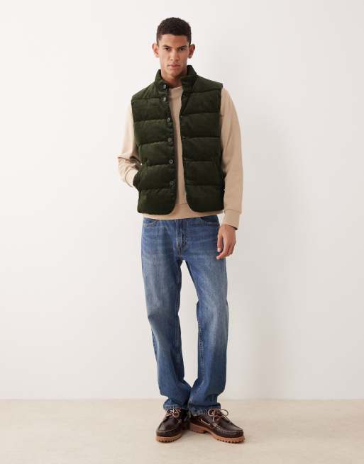 Chaleco verde con logo de icono de pana de Polo Ralph Lauren, 2 de 5