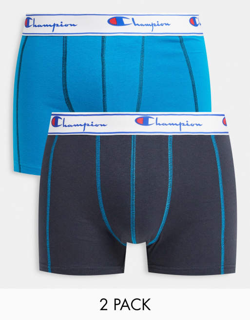 Boxer shorts 2-pack jersey dark blue - Boxershorts Multipack