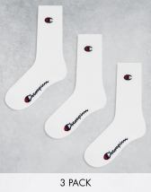 Vans 3 pack trainer socks in white