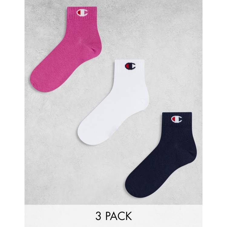 Pink top champion socks