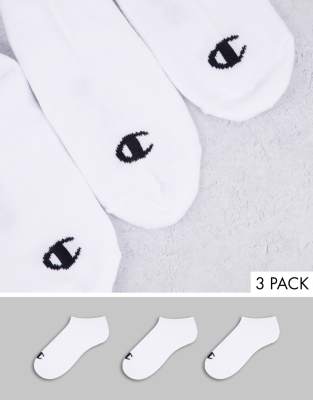 Champion Champion 3 pack socks in white