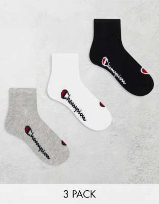 Champion - 3er-Pack Sportsocken in Weiß