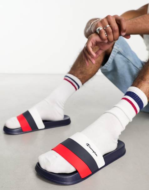Champion - All American - Sliders i sort/marineblå/rød - view 1