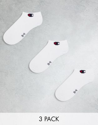Champion ankle socks in white 3 pack