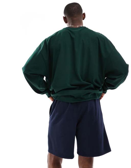 Champion – Authentic – Shorts in Marineblau ASOS