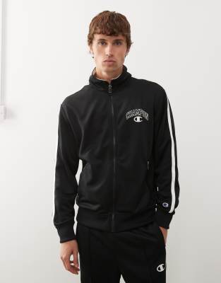 Champion Champion back print jacket in black