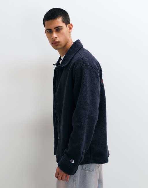 Champion backprint coach jacket in black , 3 of 5