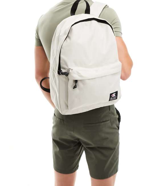 Champion backpack cheap mens white