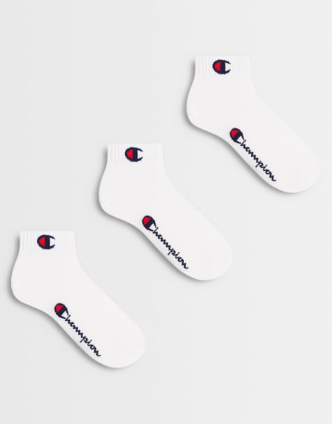 Champion Basics 3pk 1/4 Socks in white - view 1