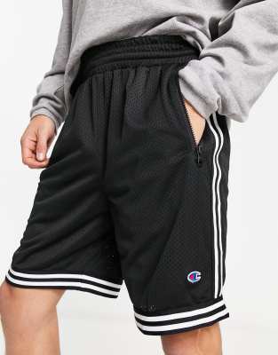 black champion basketball shorts