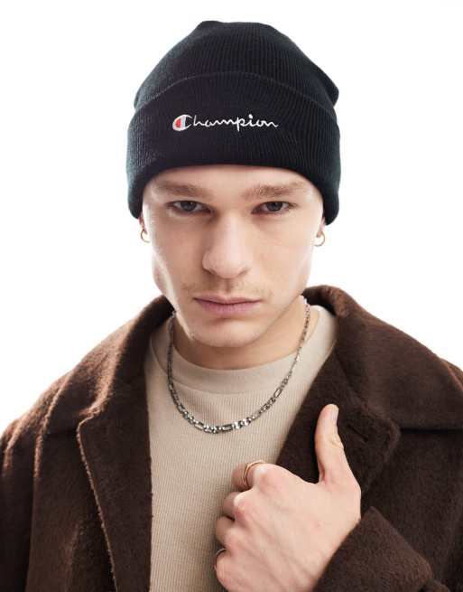 Champion beanie in black ASOS