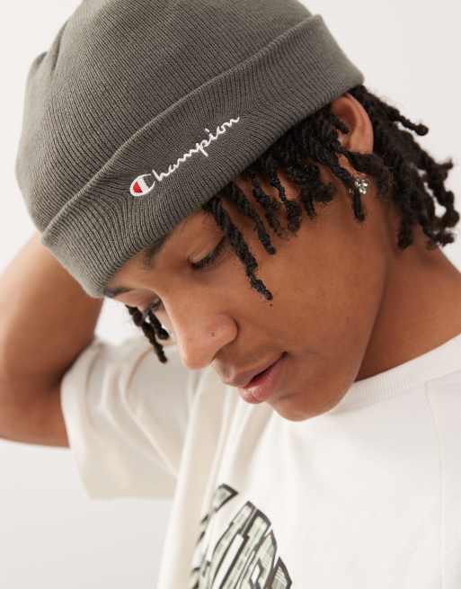 Champion beanie in grey, 2 of 3