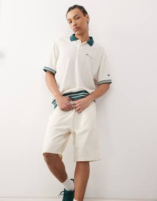 Champion - Bermuda long - Blanc cassé