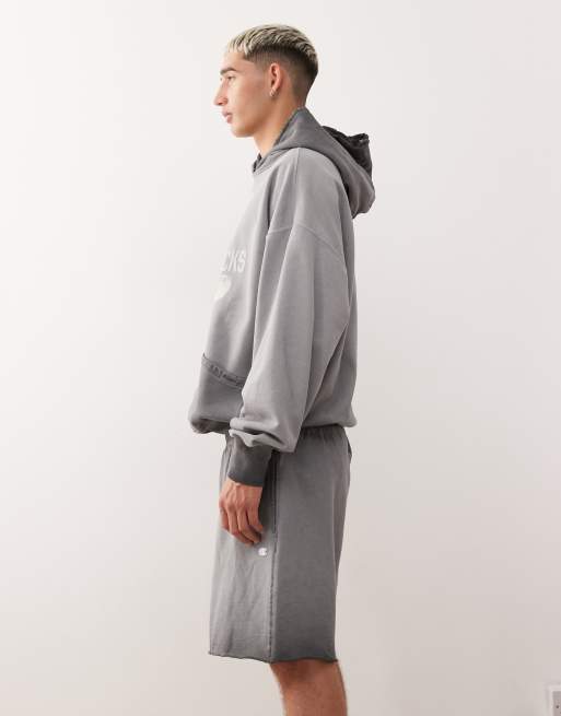 Champion – Bermudashorts in verwaschenem Schwarz, 3 von 5