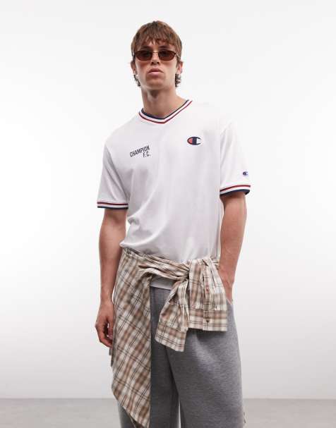 Champion Ringer football shirt in white