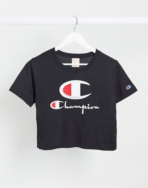 Champion big logo crop top