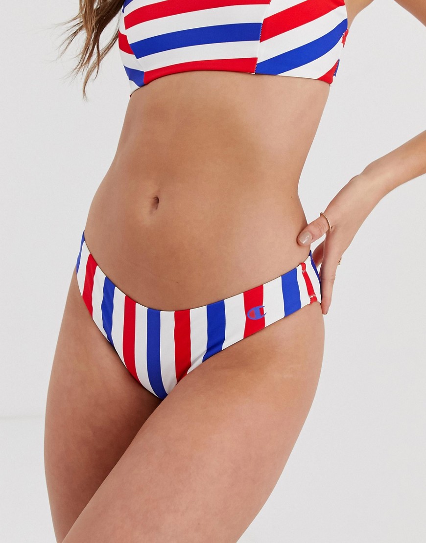 Champion bikini bottom in stripe-Multi