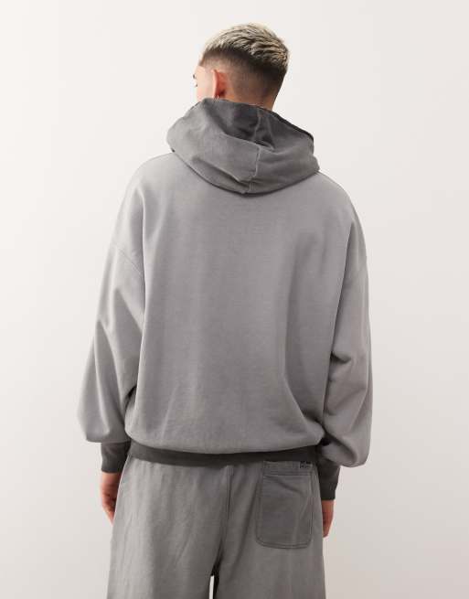 Champion – Bluza z kapturem i grafiką, w spranym kolorze czarnym, 3 z 5