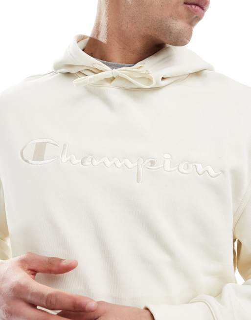 Champion – Bluza z kapturem w kolorze złamanej bieli  , 2 z 4