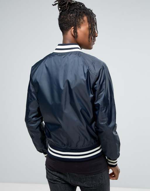 Champion black hotsell bomber jacket