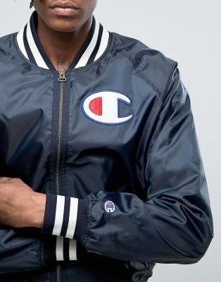 champion big logo jacket