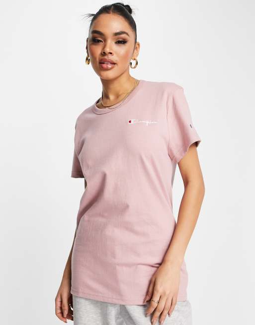 Champion boyfriend with logo in pink | ASOS