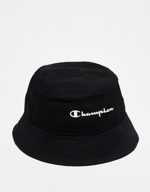 Champion bucket hat in black | ASOS