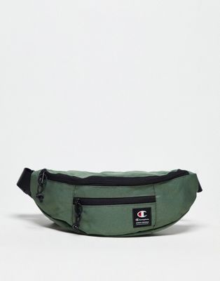 Champion bum bag in green - ASOS Price Checker
