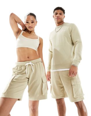 Champion unisex cargo shorts in beige