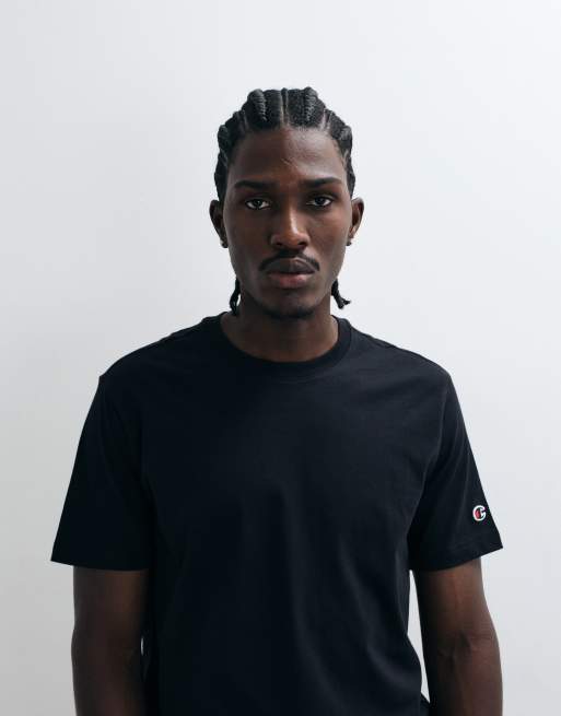 Champion Champion Core Heritage 2 pack t-shirt in black, 3 of 5
