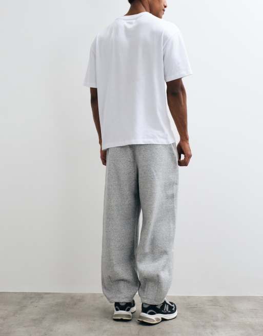Champion Champion Core Heritage pants barrel leg drawstring jogger in grey, 5 of 5
