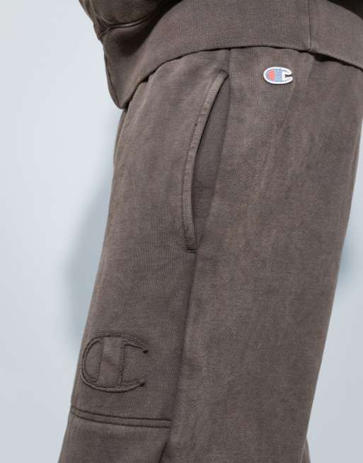 Champion Champion Laundry elastic cuff jogger in khaki, 3 of 9
