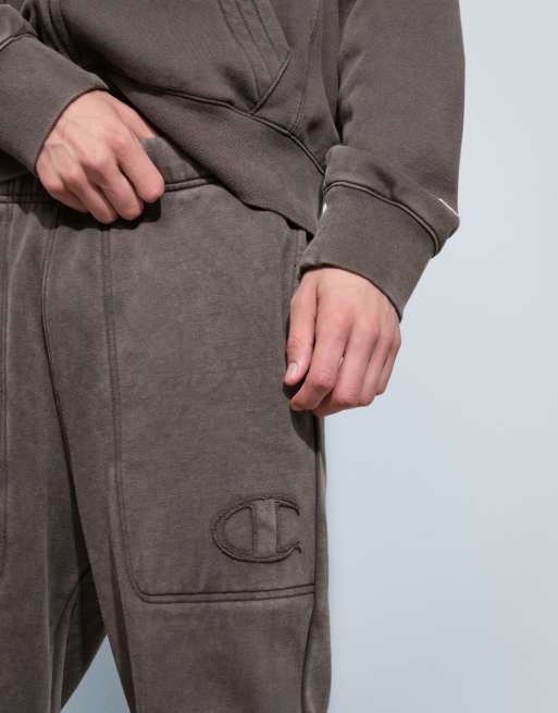Champion Champion Laundry elastic cuff jogger in khaki, 5 of 9